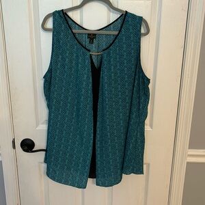 Sleeveless blouse 2X